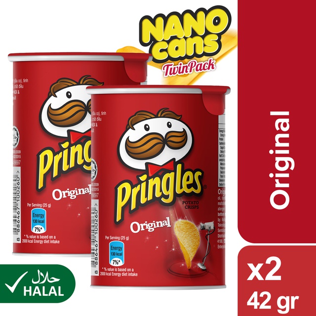 Promo Harga Pringles Potato Crisps Original 42 gr - Shopee