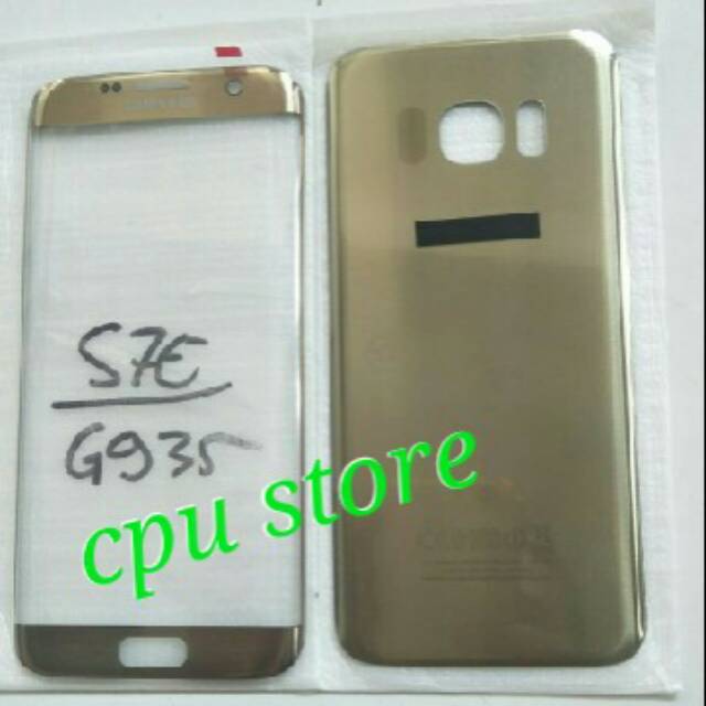 Kaca lcd samsung S7 edge plus backdoor casing belakang Samsung S7 Edge original.