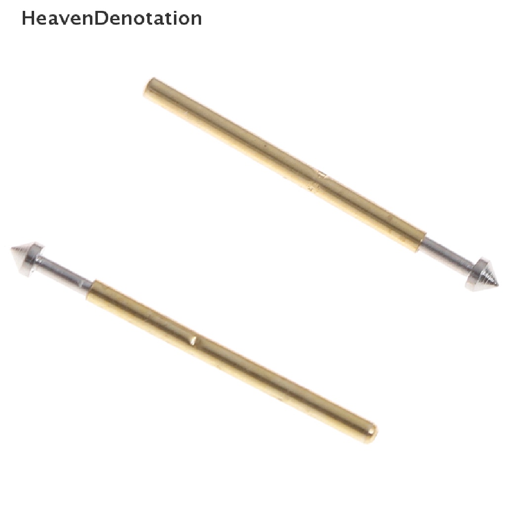 100pcs P75-E2 / E3 Spring Test Probe Pogo Pin 1.3 / 1.5mm Kepala Conical 1.0mm