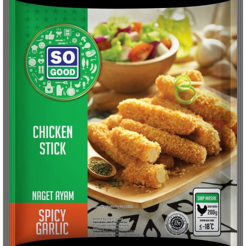 CHICKEN STICK ORIGINAL SO GOOD 200GR FROZEN DAGING AYAM OLAHAN BEKU INSTAN SIAP SAJI