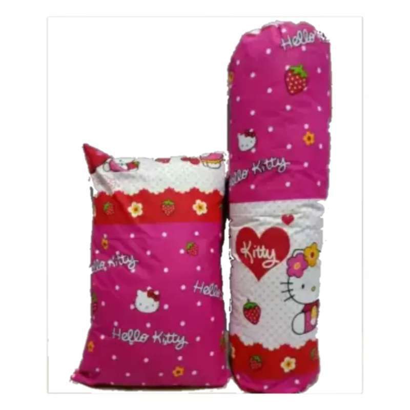 Paket 2 in 1 SARUNG BANTAL DAN SARUNG GULING KARAKTER/1 SARUNG BANTAL DAN SATU SARUNG GULING