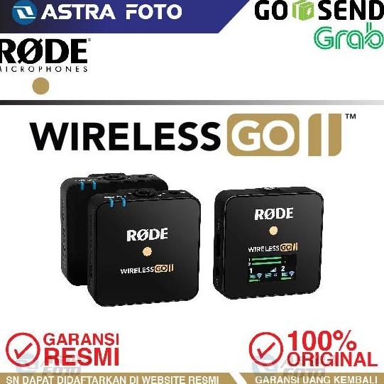 Rode Wireless Go II 2 Channel Wireless Microphone, Mic Kamera HP