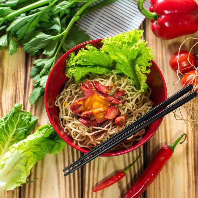 

Terlaris# Bakmi Parkit Charsiu Ayam - Frozen Noodle