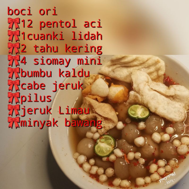 

baksoaci original