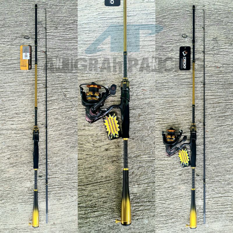 PAKET MBOIS ALAT PANCING EMPANG SOLID CARBON...FUJI