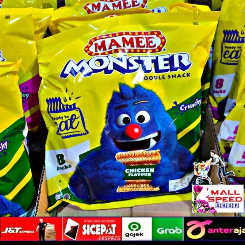 

MAMEE monster chicken 8x25 gr mie kremes import