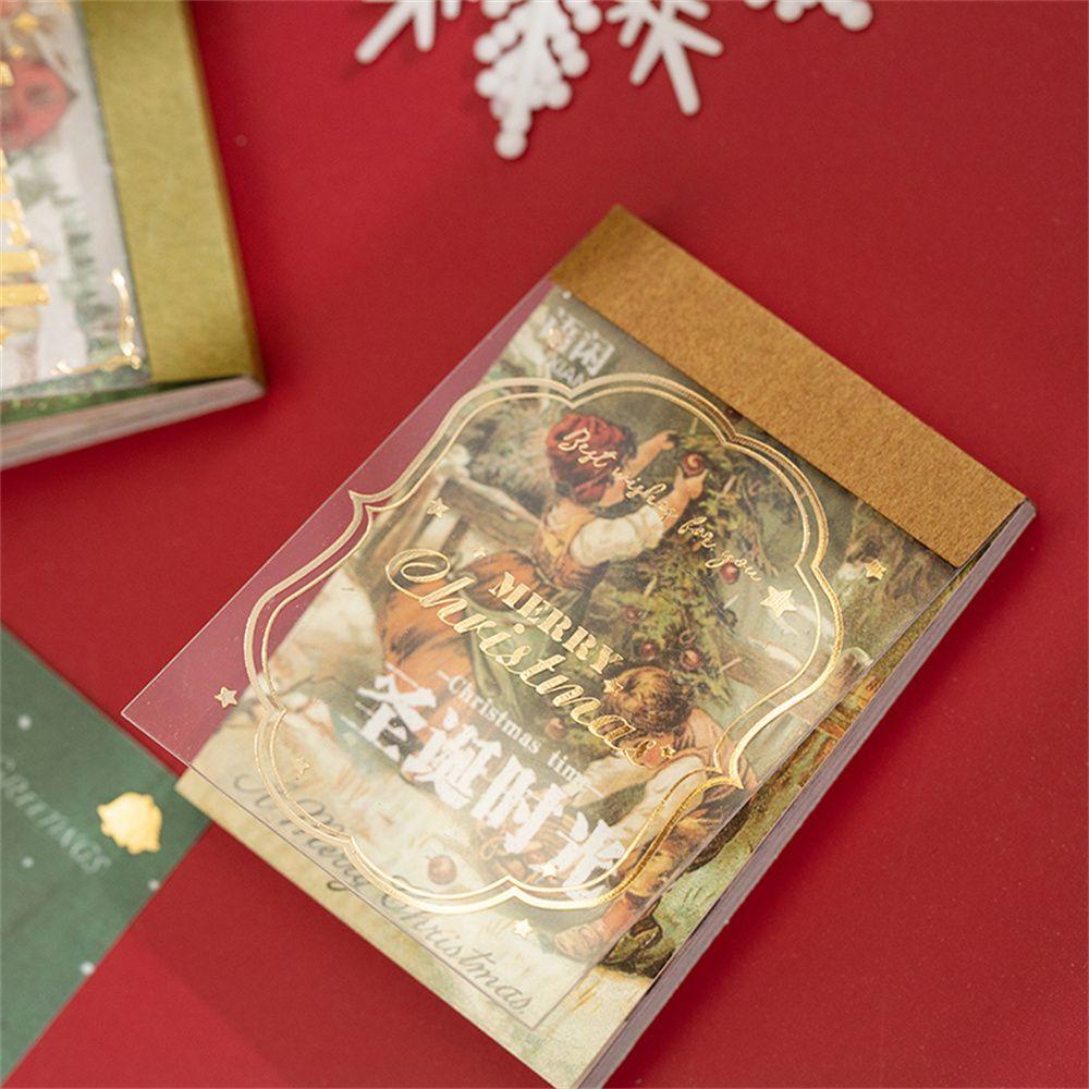 Solighter 30pcs Stiker DIY Craft Natal Hajatan Label Stationery Diary Christmas Stiker