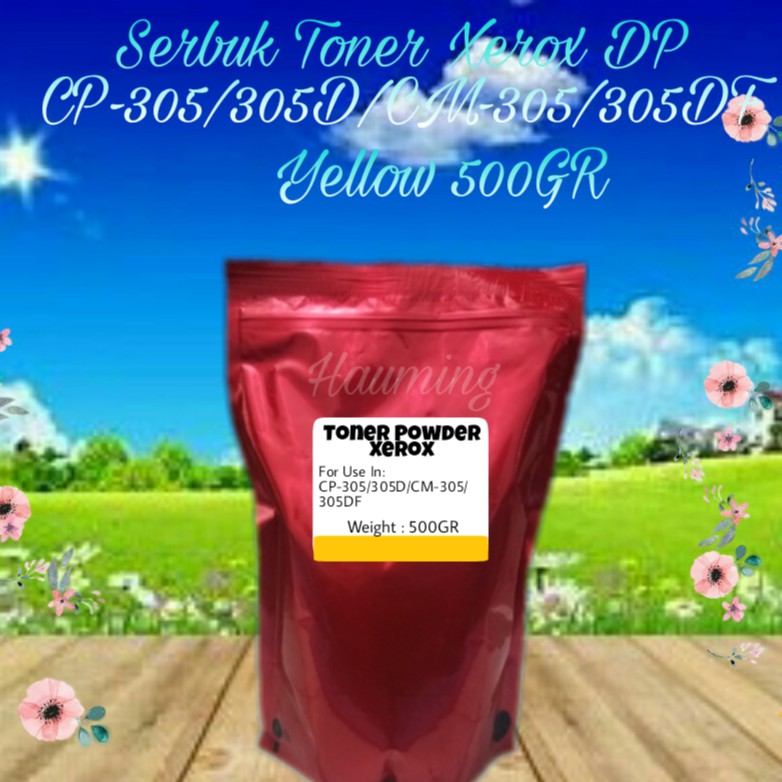 Serbuk Toner Xerox CP305 CM305 CM305D CP305D CM305DF CP-305 305D 305DF CM-305 305D Yellow 500gr