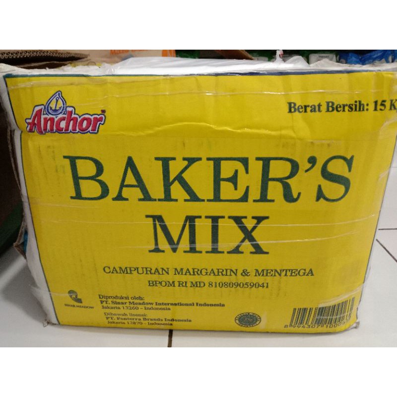 

Butter Anchor Bakers mix salted repack 1 kg dan 500 gram