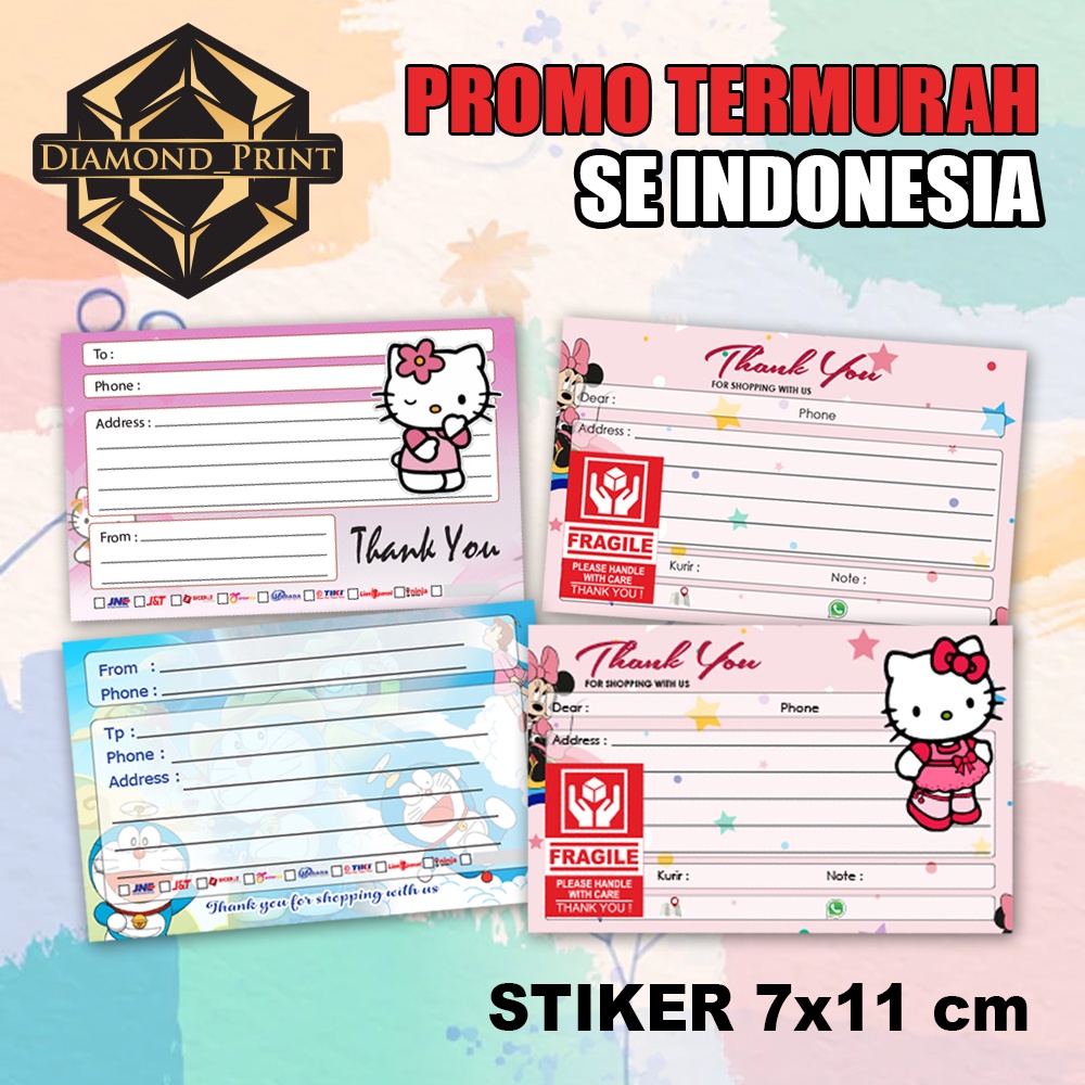

STIKER LABEL PENGIRIMAN OLSHOP/STIKER LABEL PENGIRIMAN
