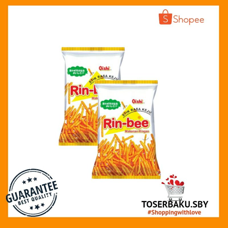 

OISHI RIN BEE Stik Keju 65g / Snack / Camilan / Agen Trusted / Snack Murah Surabaya / Snack Keju / Camilan Ciki