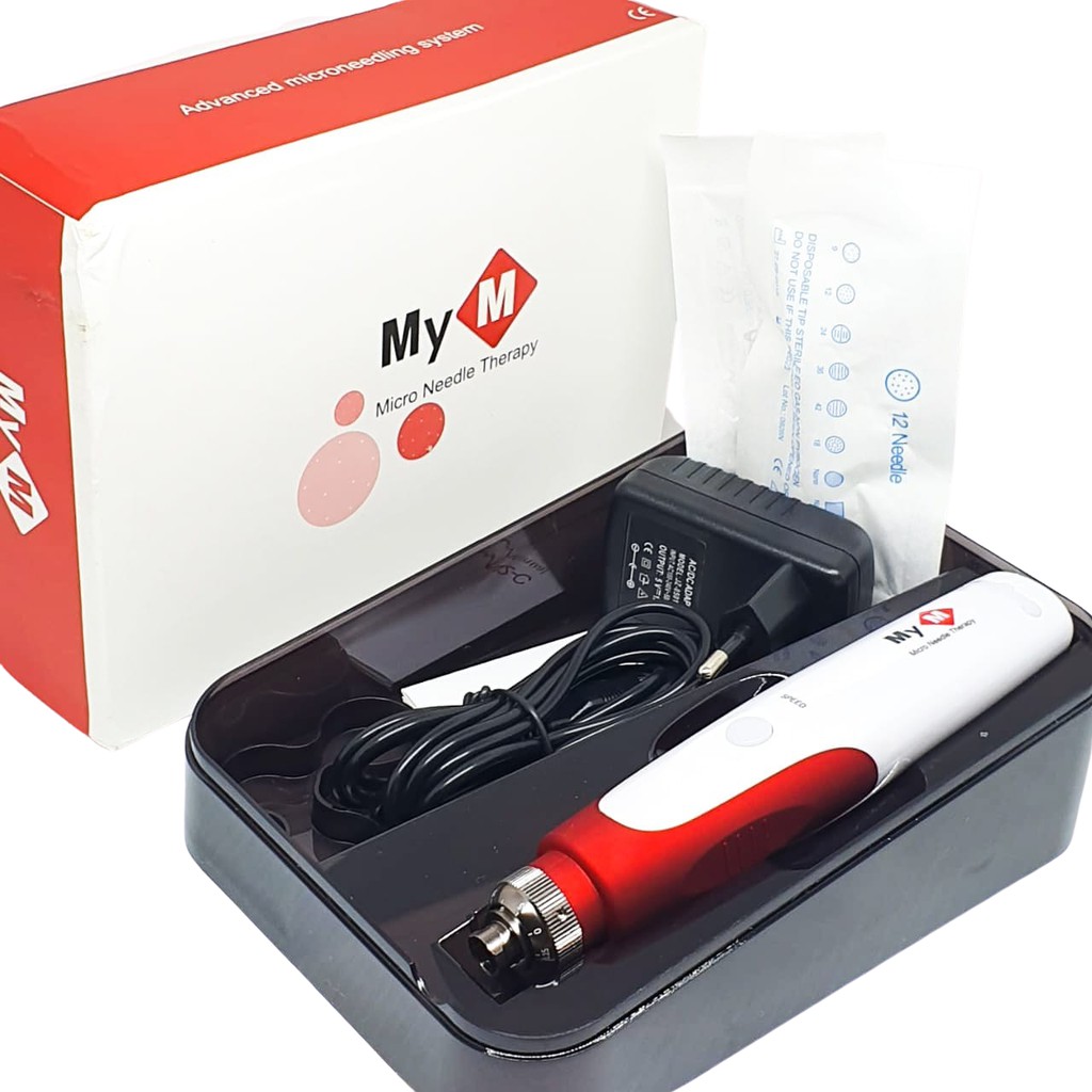 Mesin MYM Electric Dermapen Jarum Nano Needles Facial Penghilang Bopeng