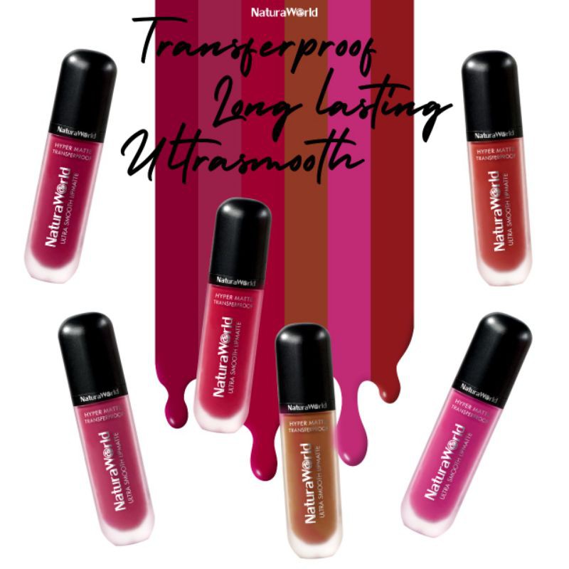Lipmatte Transferproof Natura World / Natura World ORIGINAL 100%/ NEMBER RESMI NATURA WORLD SRAGEN
