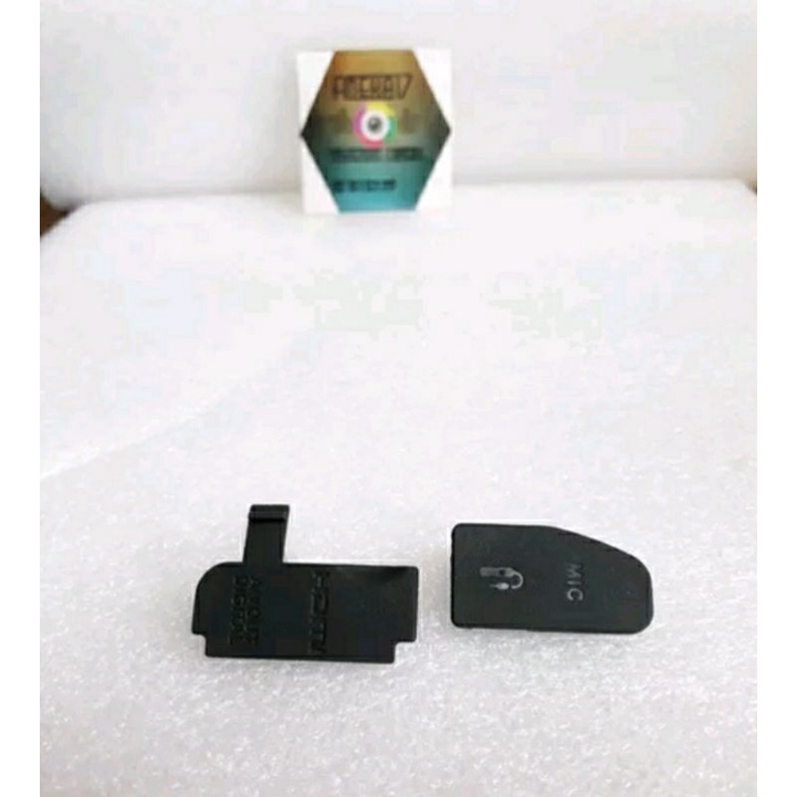 karet rubber tutup usb hdmi mic canon eos 70D