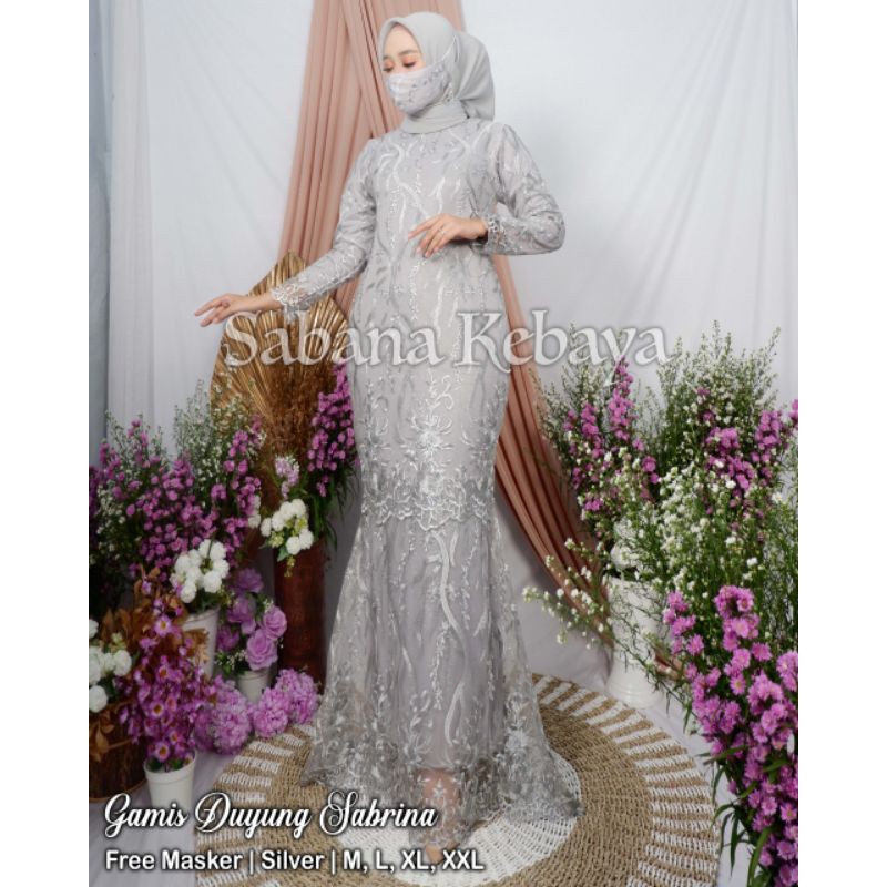 Gamis Tulle  Tingkat tulle Dress Pesta  Gamis Tingkat Mutiara