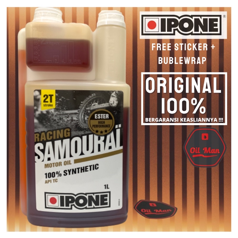 OLI SAMPING IPONE SAMOURAI 2T OLI SAMPING RACING OLI SAMPING TRIL OLI SAMPING BALAP OLI IPONE 2T