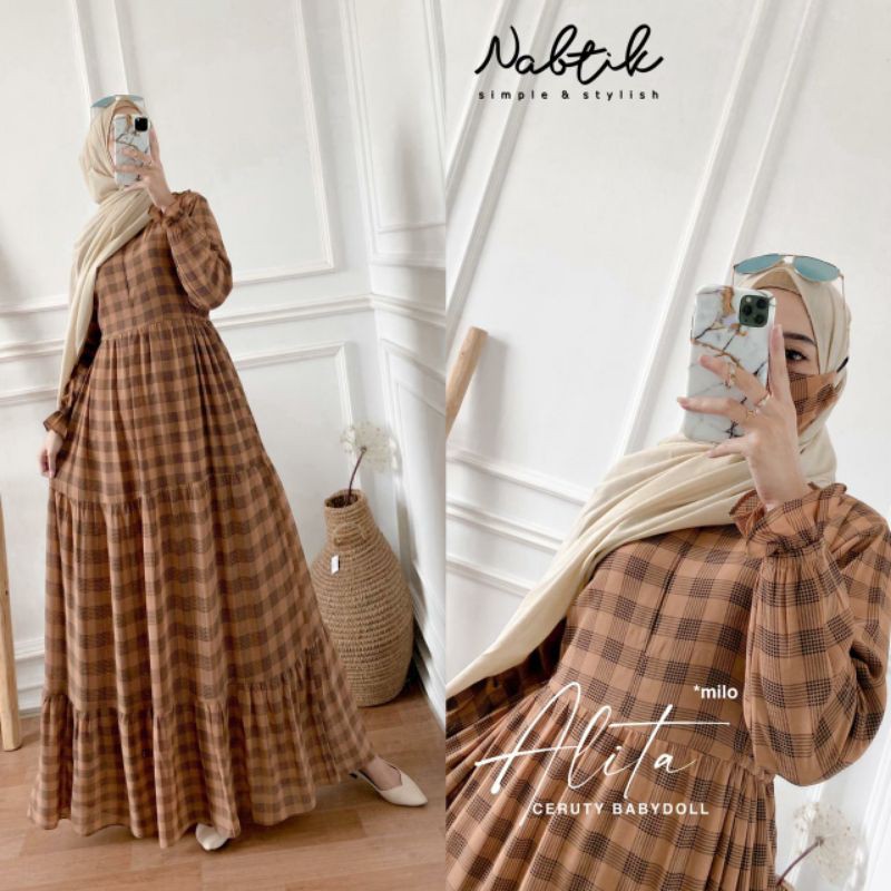 GAMIS ALITA MOTIF ORI NABTIK