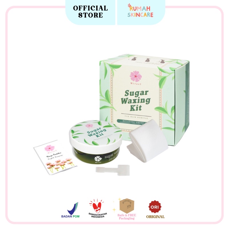 MIRAEL Greentea Sugar Waxing Kit