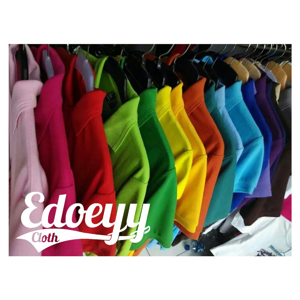 official kaos polo polos pria murah harga grosir / poloshirt / baju berkerah / kaos distro / polo