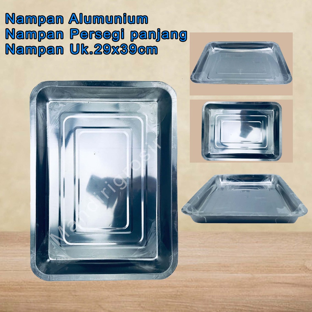 Nampan Alumunium *Nampan Persegi panjang * Nampan BT 40*