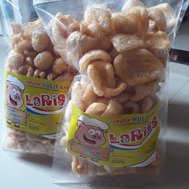 

Kerupuk Kulit Babi Laris 150gr