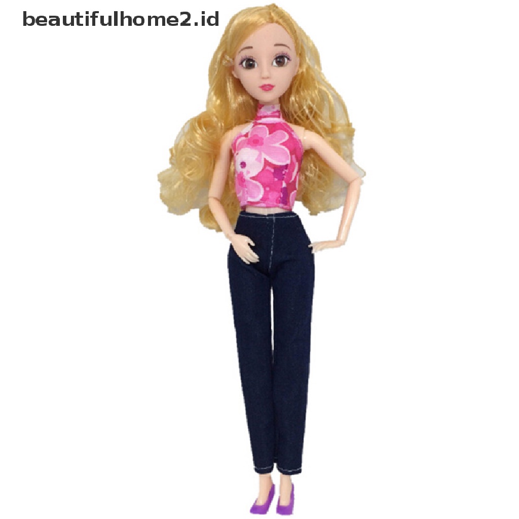 (Beautifulhome2.Id) Dress Pesta Mini Casual Handmade Untuk Boneka Barbie