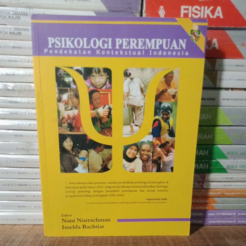 Original PSIKOLOGI PEREMPUAN Pendekatan Kontekstual Indonesia.By Nani Nurrachman dkk