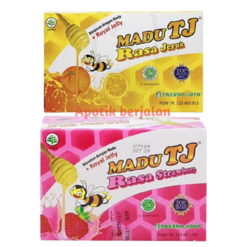 

Madu TJ Rasa Strawberry Dan Jeruk + Royal Jelly (Per Box)