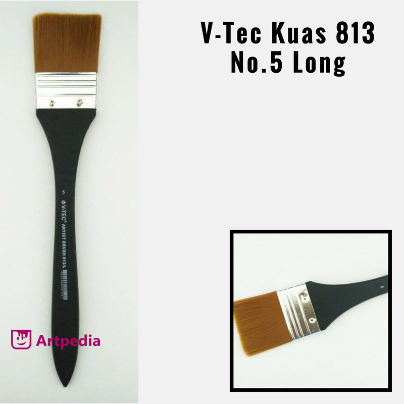 

BIG SALE !! V-Tec Kuas 813 No.5 Long / Kuas LukisVtec - Kuas Bagus Harga Terjangkau -Paling diminati