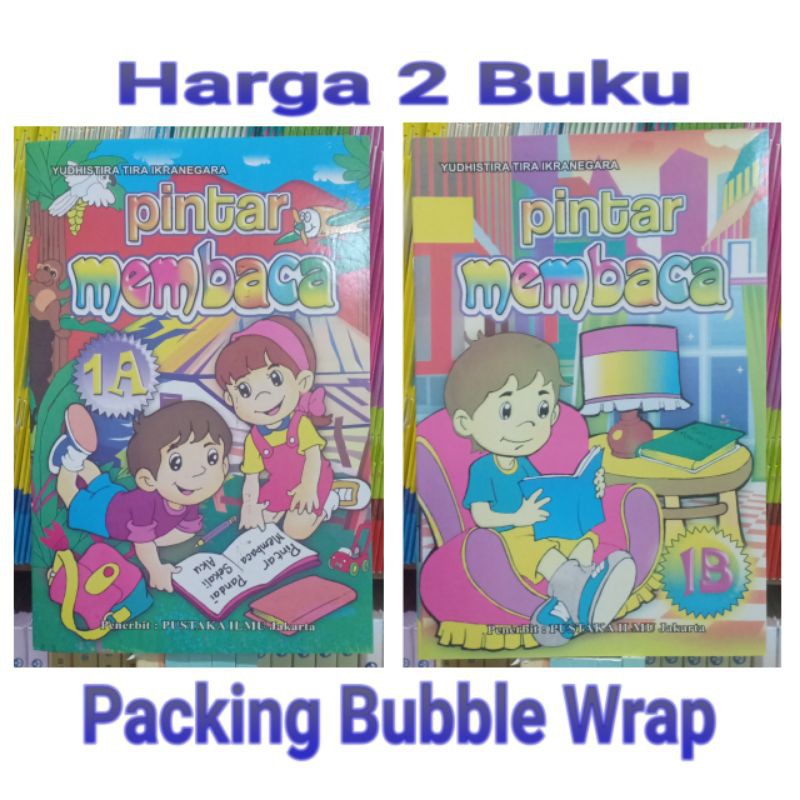 Buku Anak Pintar Membaca 1A & 1B Untuk TK dan SD Kelas 1 2