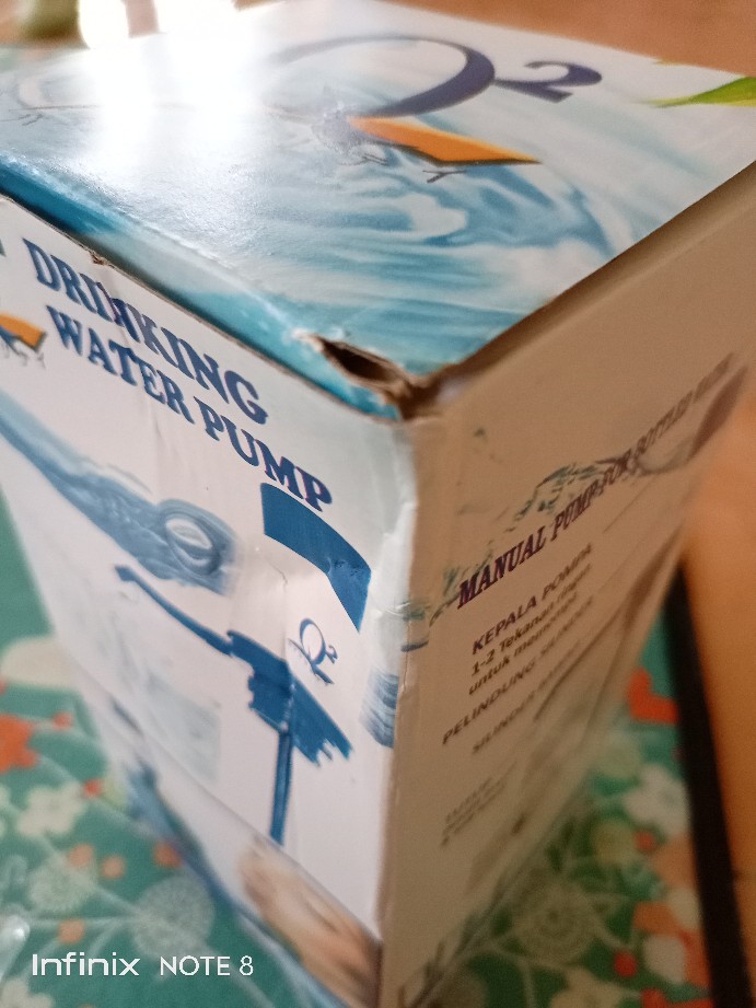 Drinking Water Pump Q2-168 - Biru Manual Water Pump Original