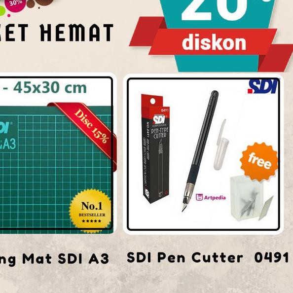 

!!! Paket Cutting Mat A3 + Pen Cutter