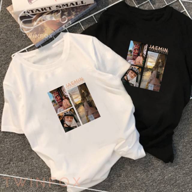 Kaos Kpop Unisex NCT Jaemin Photo Orange Ver.