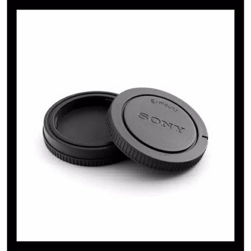 bodycap tutup lensa belakang dan body camera for Sony Canon Nikon fuji