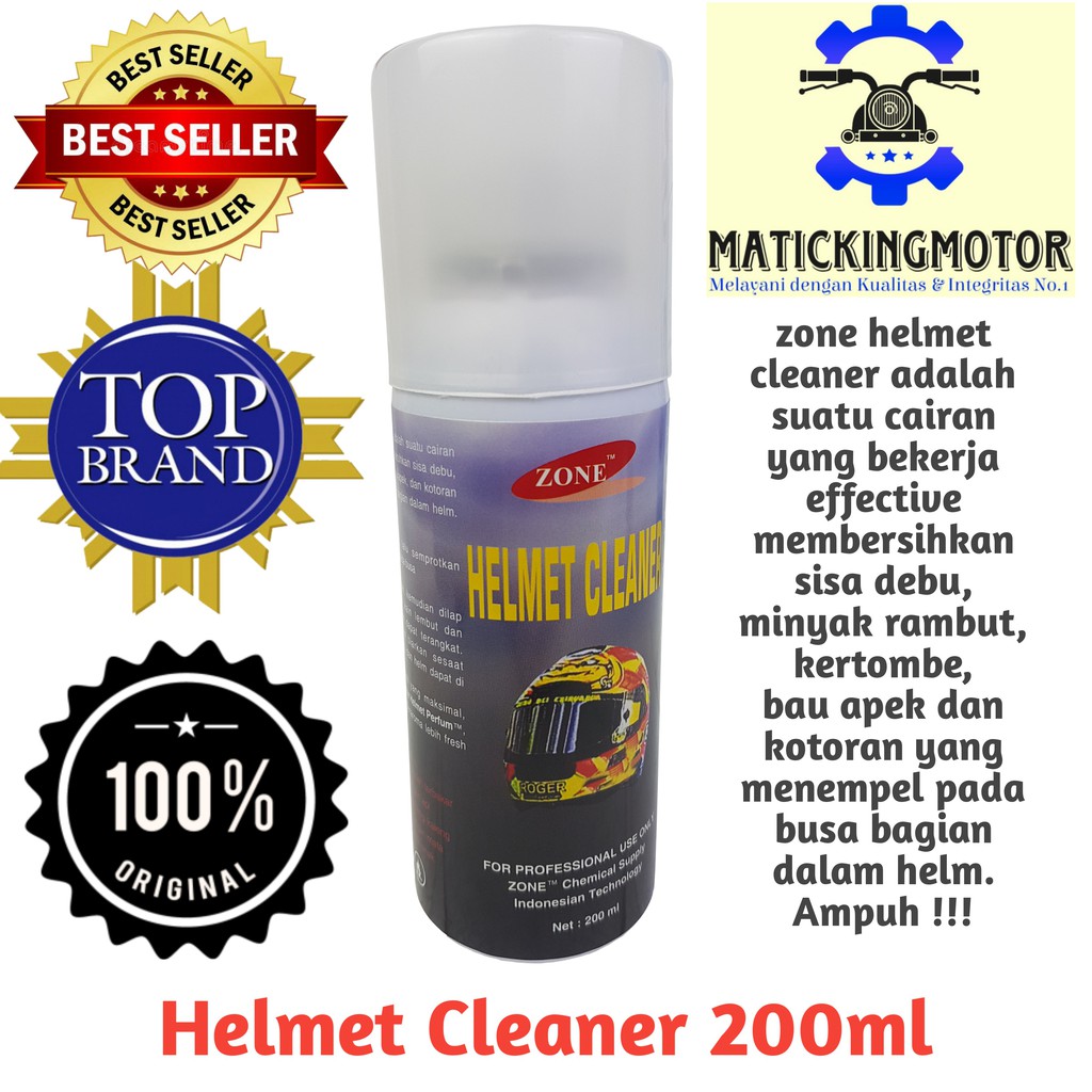 Pembersih Helm helmet Cleaner Zone 200 ml