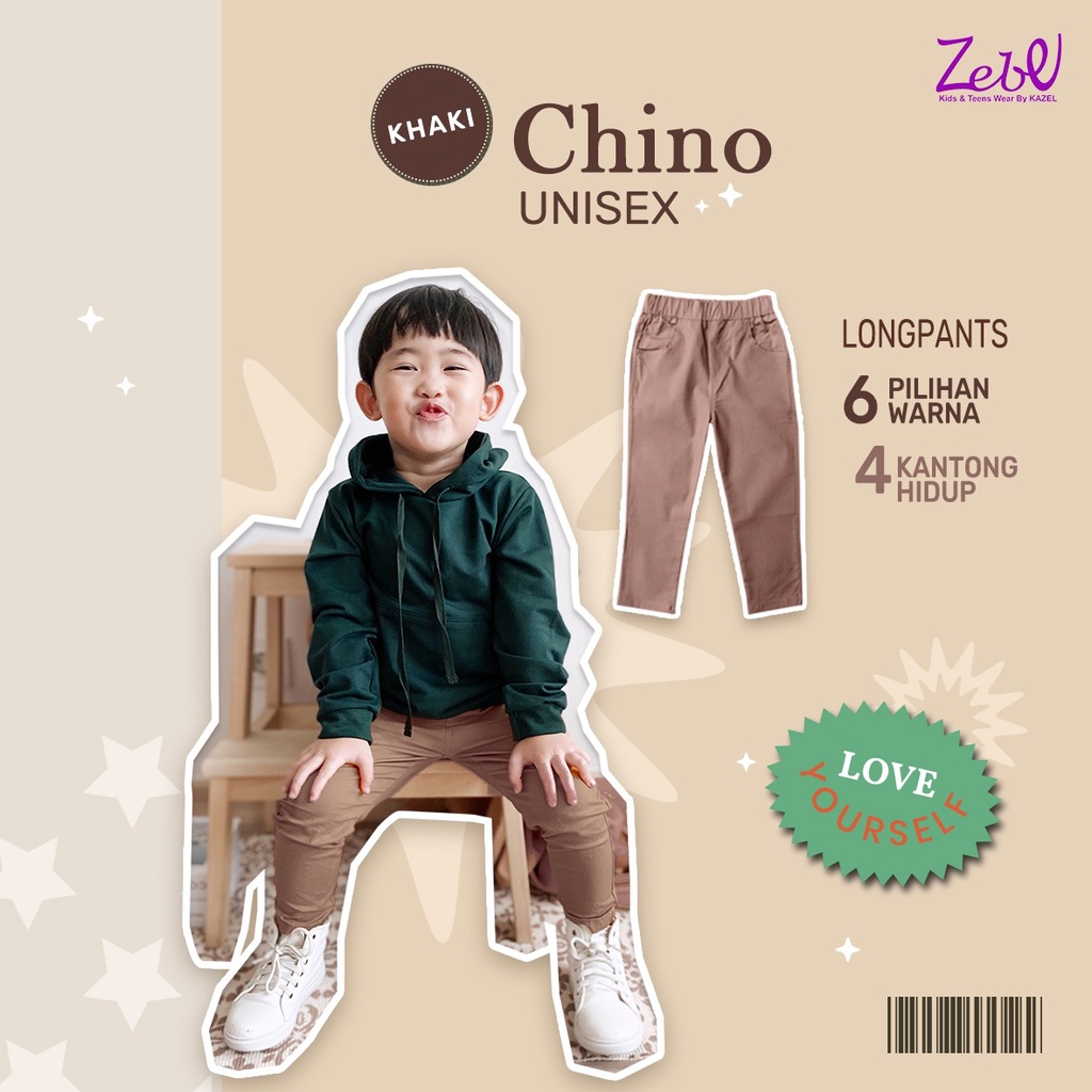 Zebe Long Pants Chino Unisex - New Colour