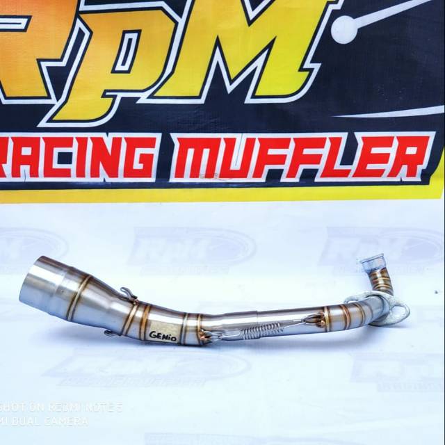 Pipa Leher Knalpot Racing GENIO - Beat 2020