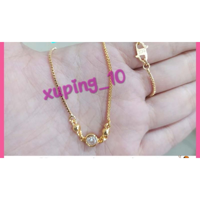 Kalung Anak Liontin Permata Cantik Xuping Gold