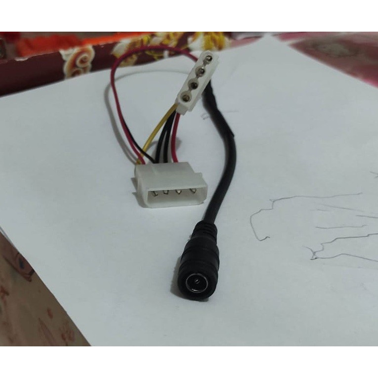 Kabel socket Fan Molex PC to DC female