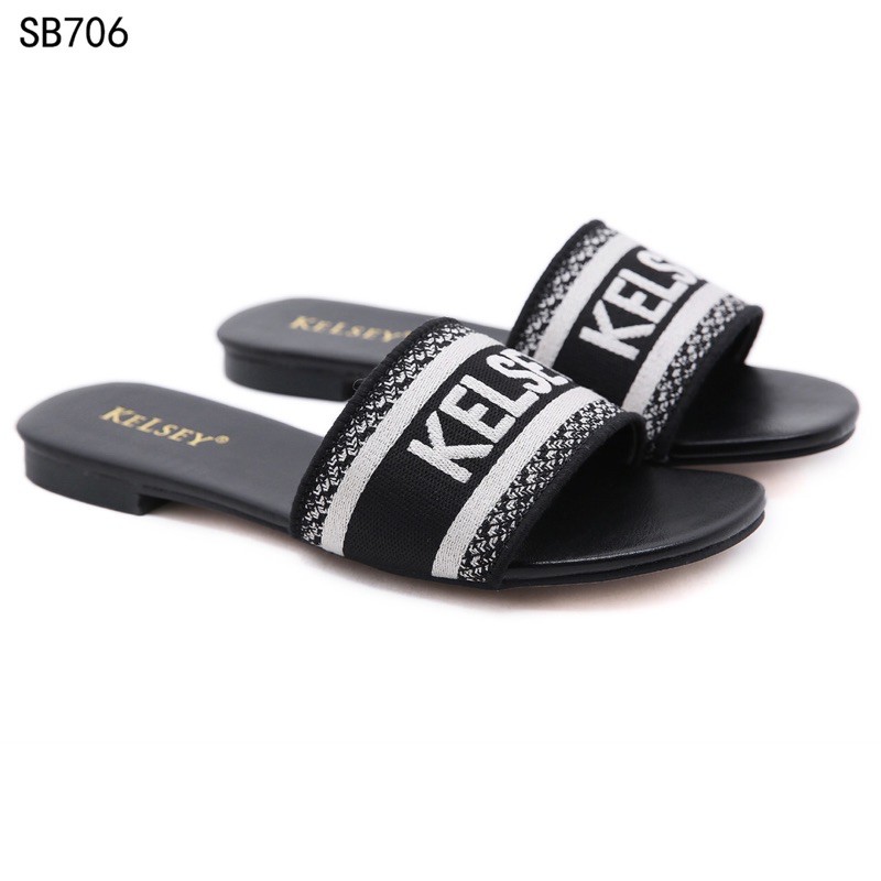 (GRATIS ALAS KAKI) NICOLE SLIP ON SENDAL KELSEY SB706