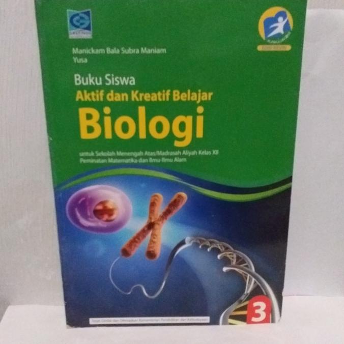 

Buku Siswa Aktif dan Kreatif Belajar Biologi kelas 12 SMA K13 Grafindo Star Seller Termurah