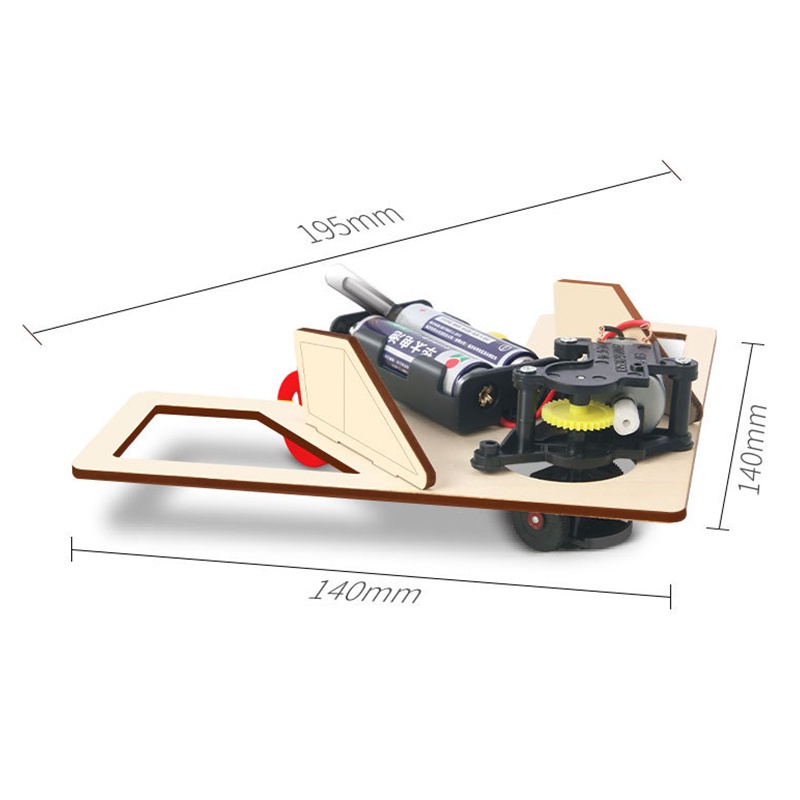 Mainan Edukasi Robot Mobil / Pesawat Handmade DIY Untuk Eksperimen Sains Anak