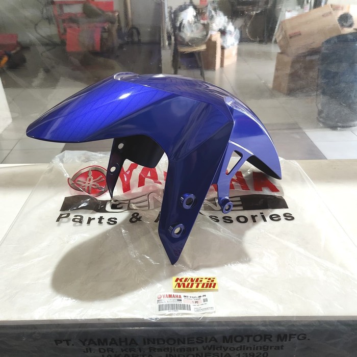 SPAKBOR DEPAN R15, R-15 NEW, VVA, V3 BIRU GP (BK6-P0) ASLI YAMAHA