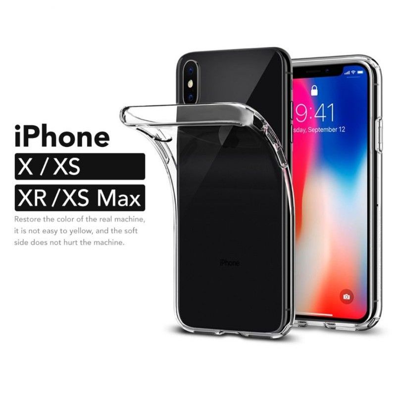 iPhone X Xs XR Xs Max Softcase HD Ultra Clear Soft Case Silicone Cover Bening