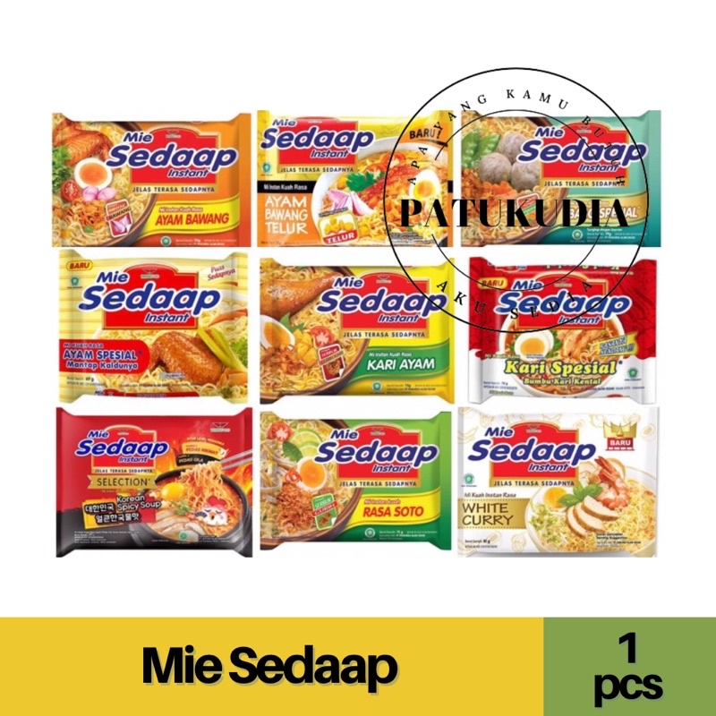 

Mie Sedap All Varian Semua Rasa | Mie Sedap Goreng Kare Spesial Soto Salero Padang Ayam Bawang