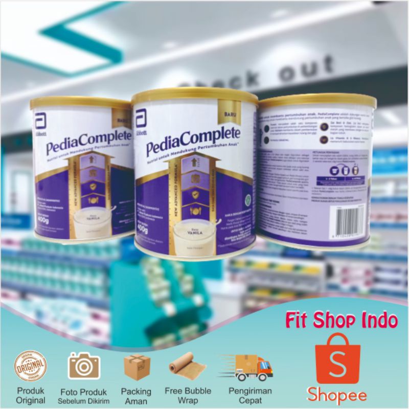 

PediaComplete Vanila 400 g Pediasure Complete Susu Pertumbuhan Anak ( 1 - 10 tahun )