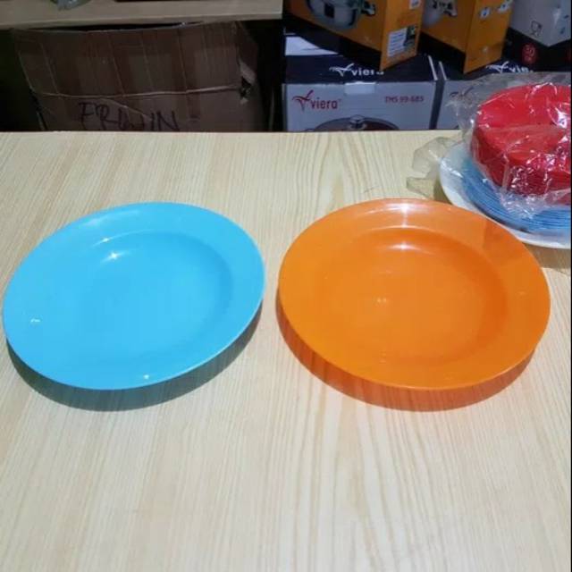 Piring lidi plastik - piring rotan plastik - piring buah plastik