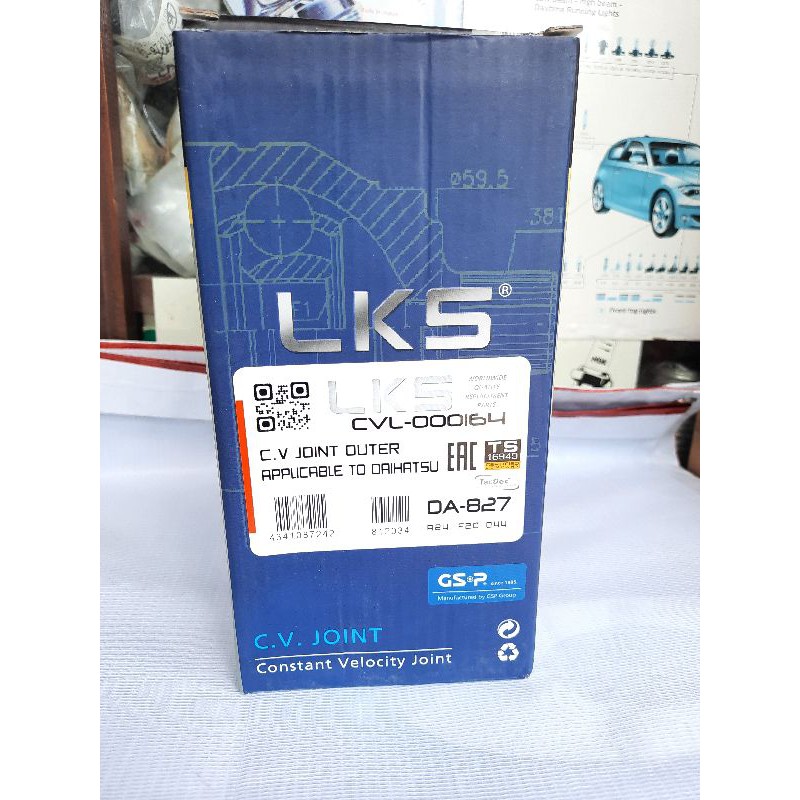 CV joint luar as roda depan bagian luar ceria Daihatsu ceria as kohel depan luar ceria