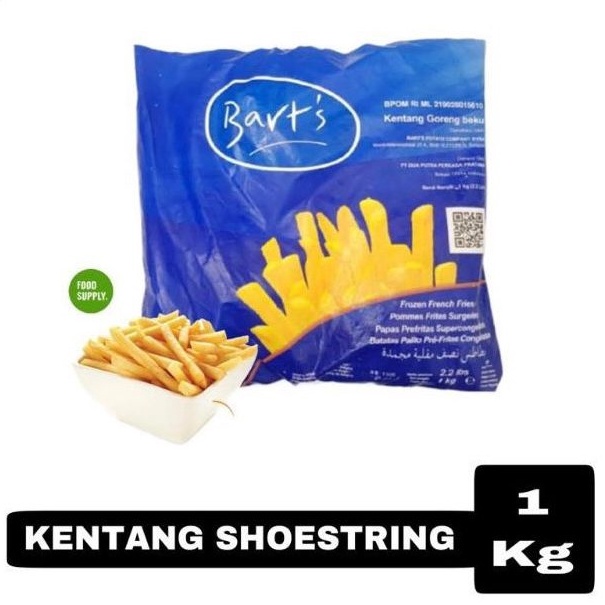 

Barts Kentang Goreng Shoestring 1kg - Bart's Shoestring