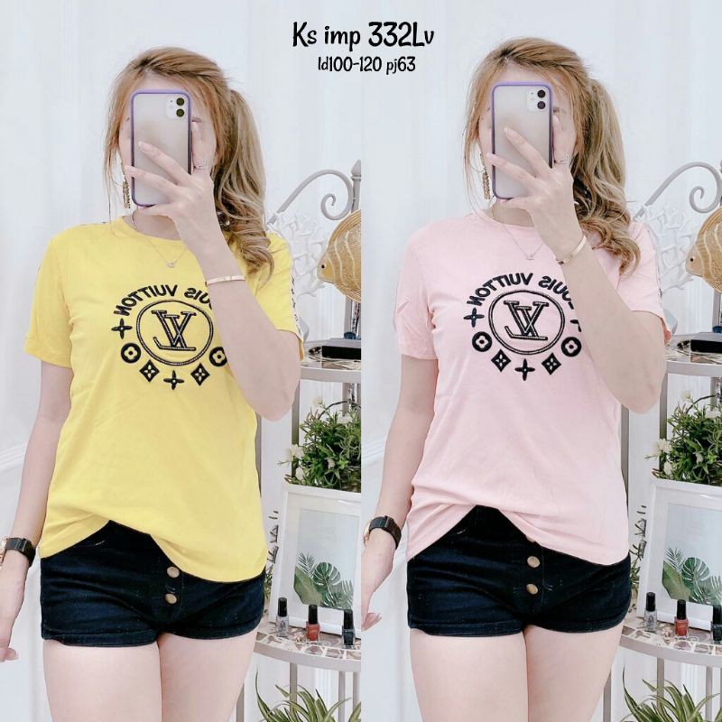 Kaos atasan wanita import 332lv